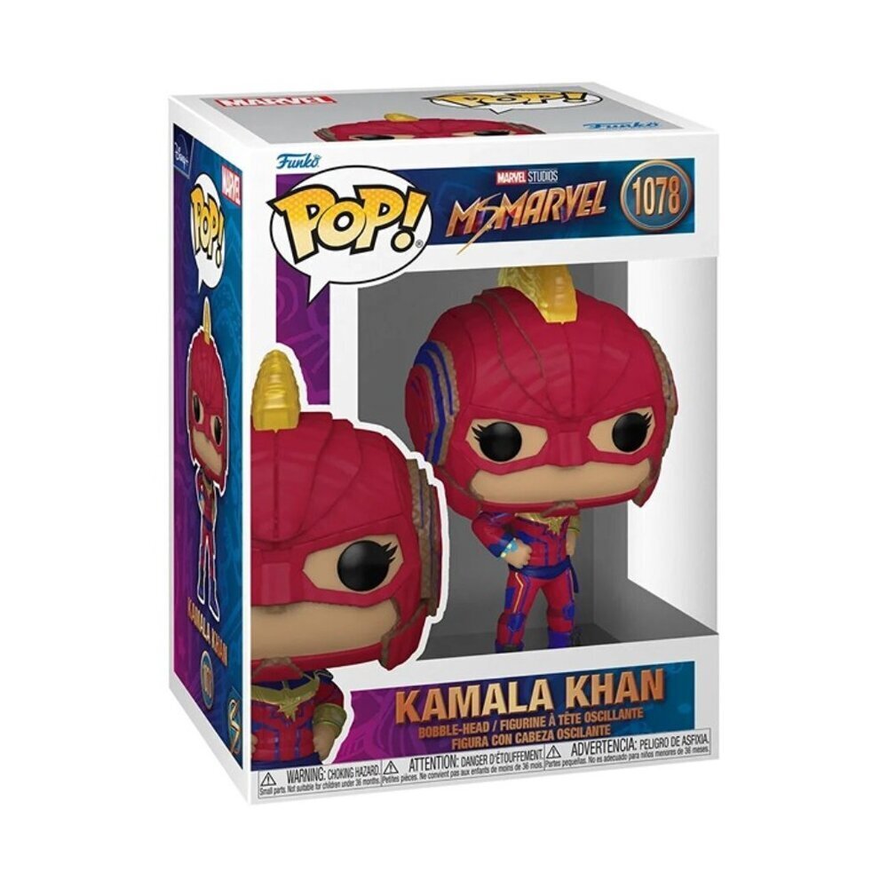Funko Pop! Marvel Ms. Marvel Kamala Khan #1078 Bobble-Head Vinyl Figure NIB